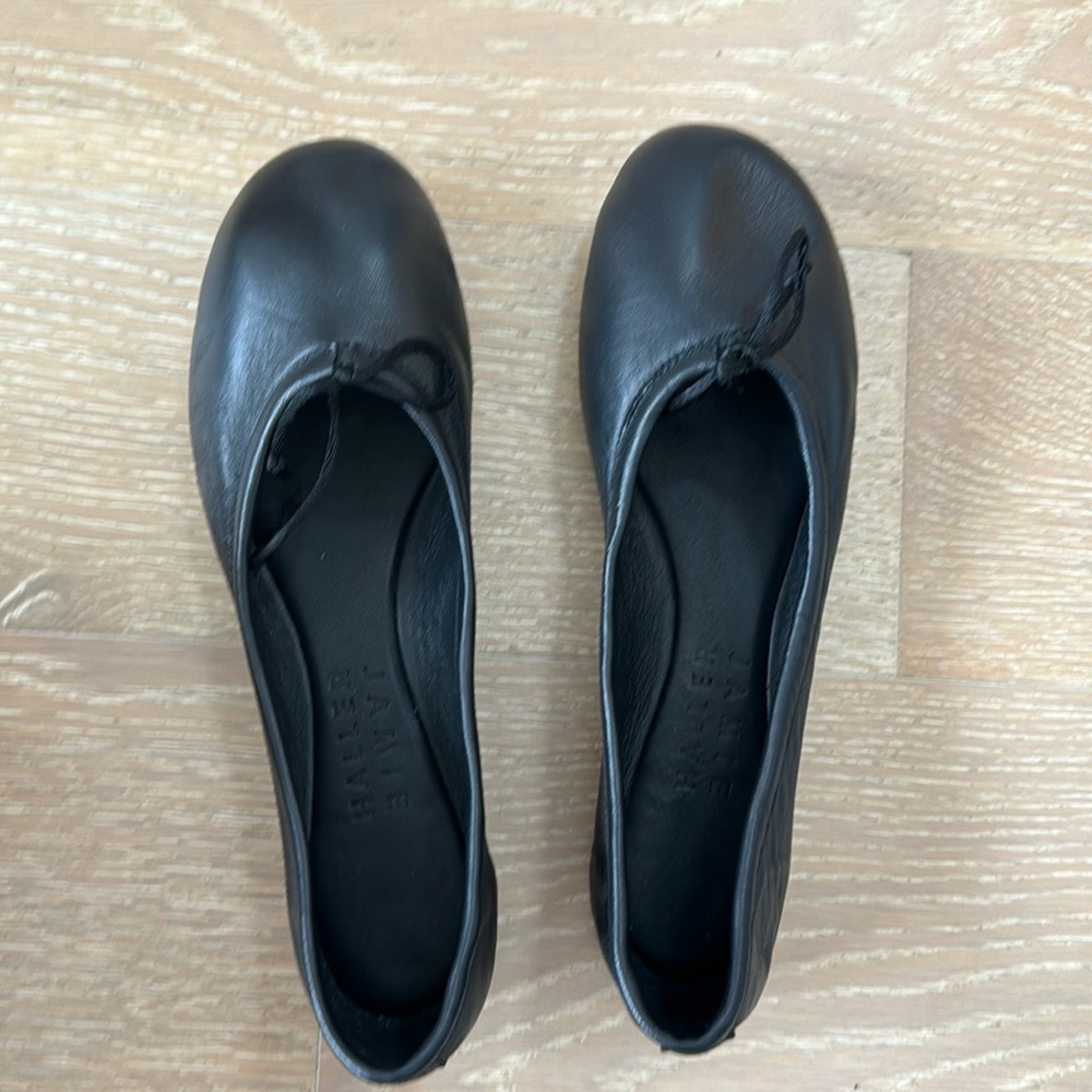 Jamie Haller 37 black ballet flats